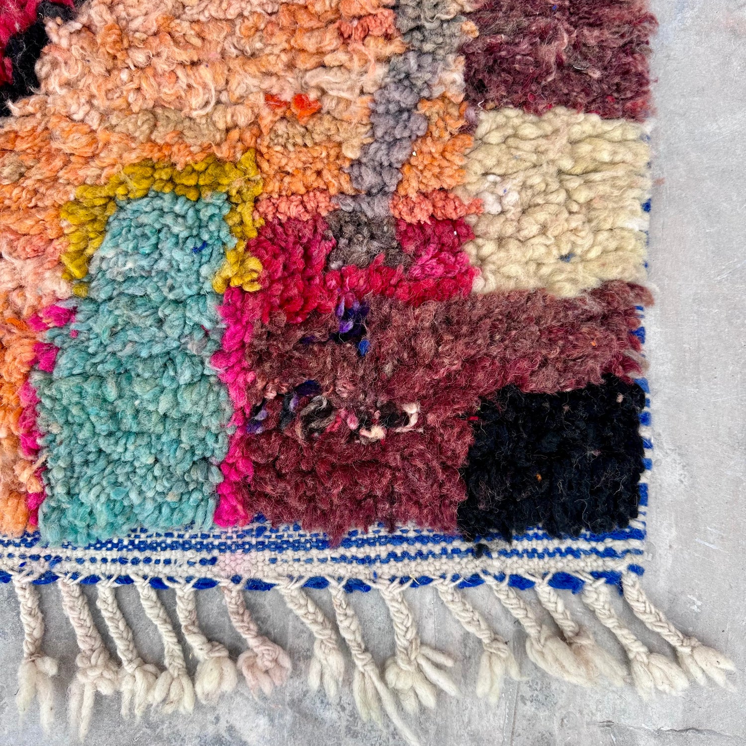 Lush Vibes - Boujad Natural Moroccan Rug