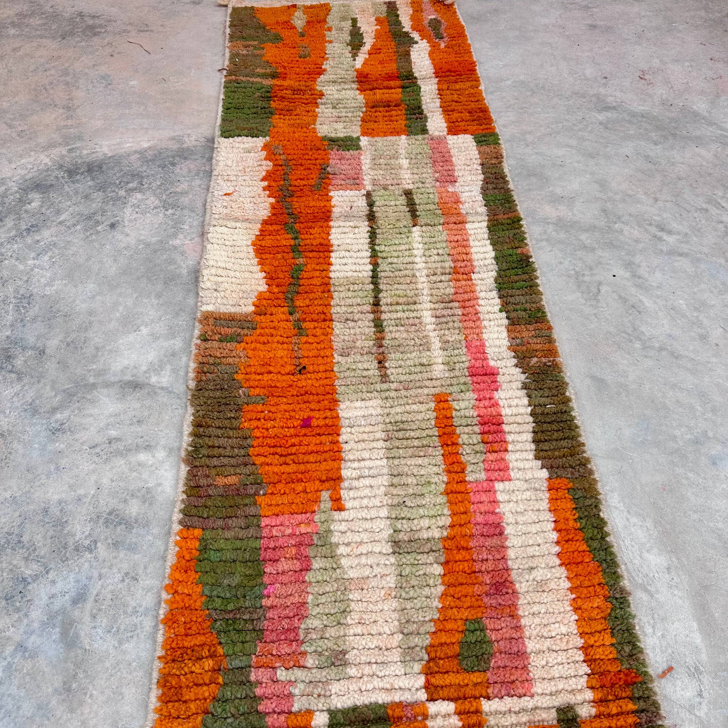 Run my Hall - Boujad Natural Moroccan Runner Rug