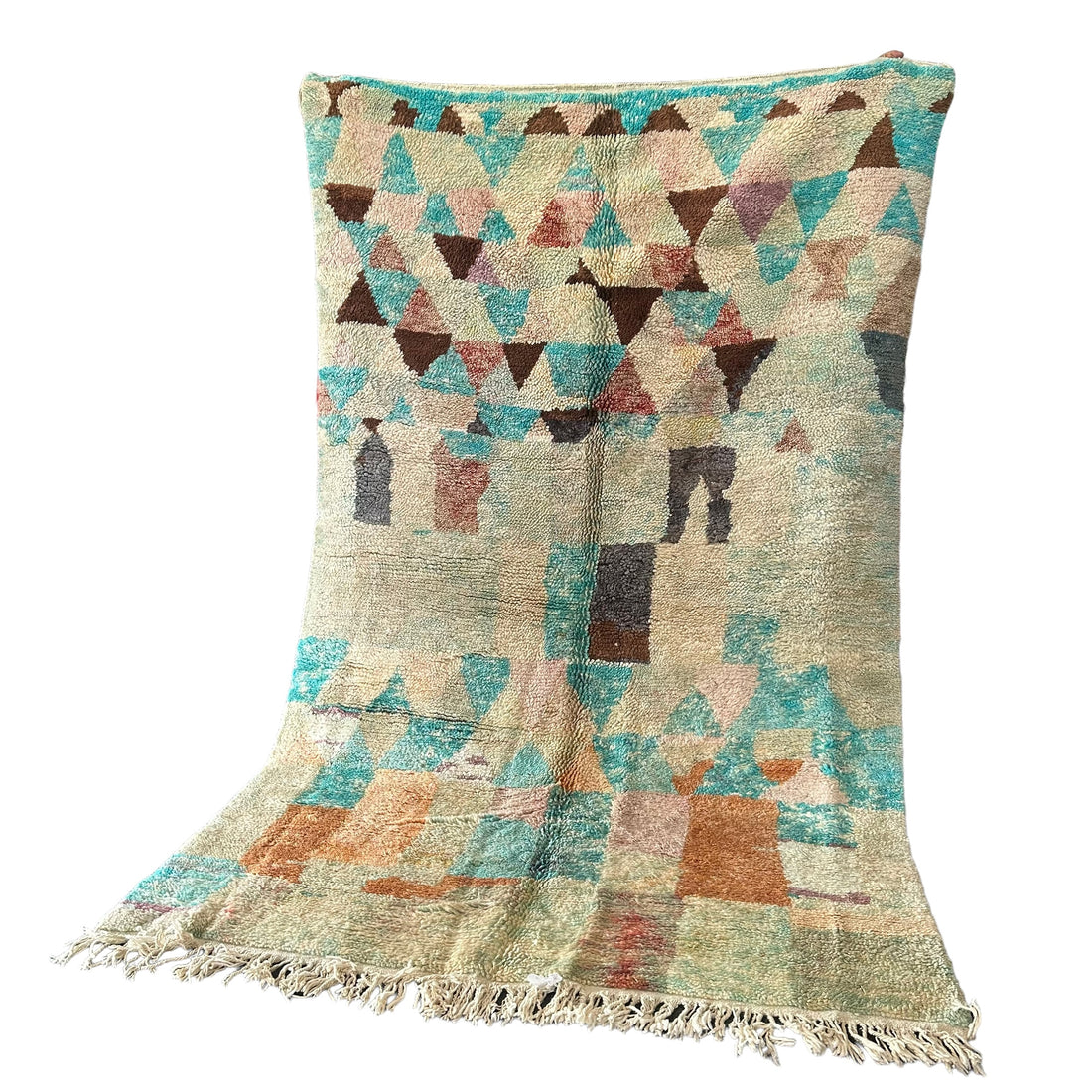 Soft Triangles - Beni Ourain Premium Moroccan Rug
