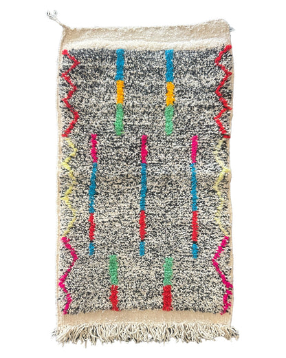 Left - Azilal Colourful Moroccan Rug
