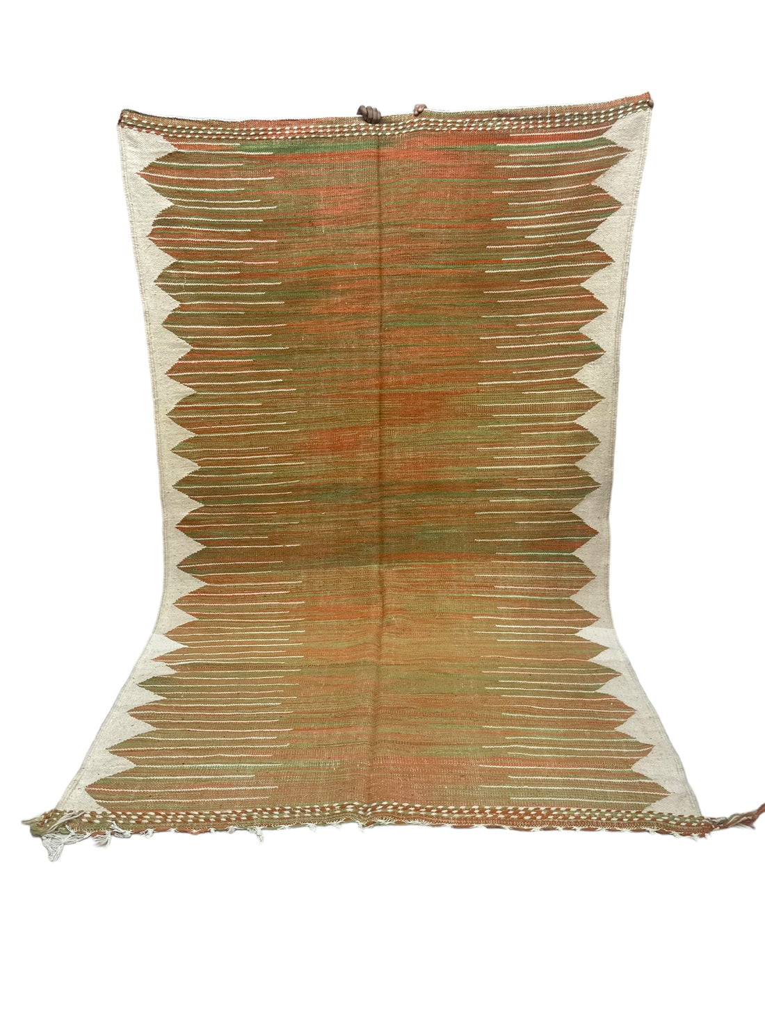 TangaGreen - Kilim Flat Weave Moroccan Rug