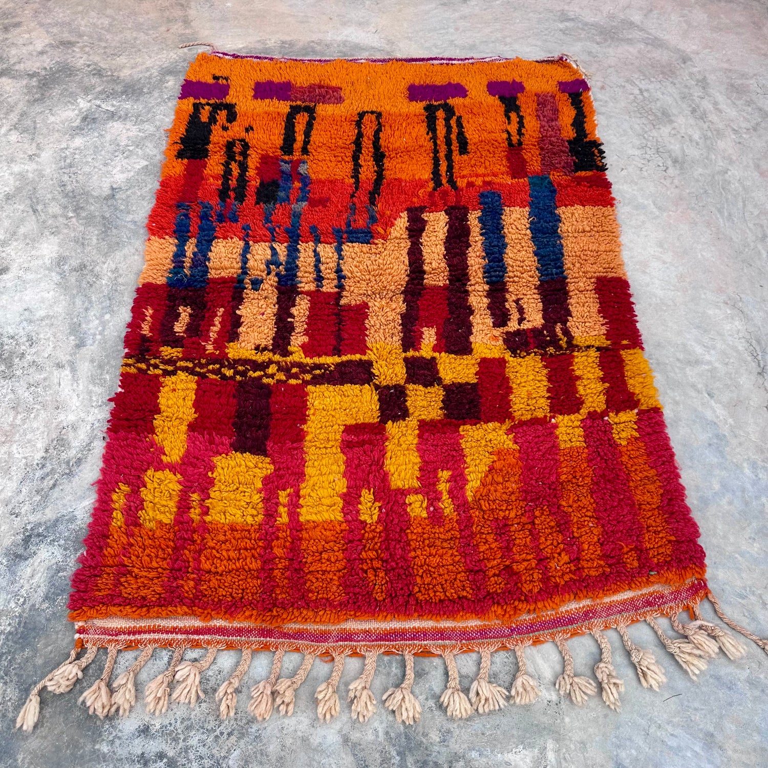 Retro Organica - Boujad Natural Moroccan Rug