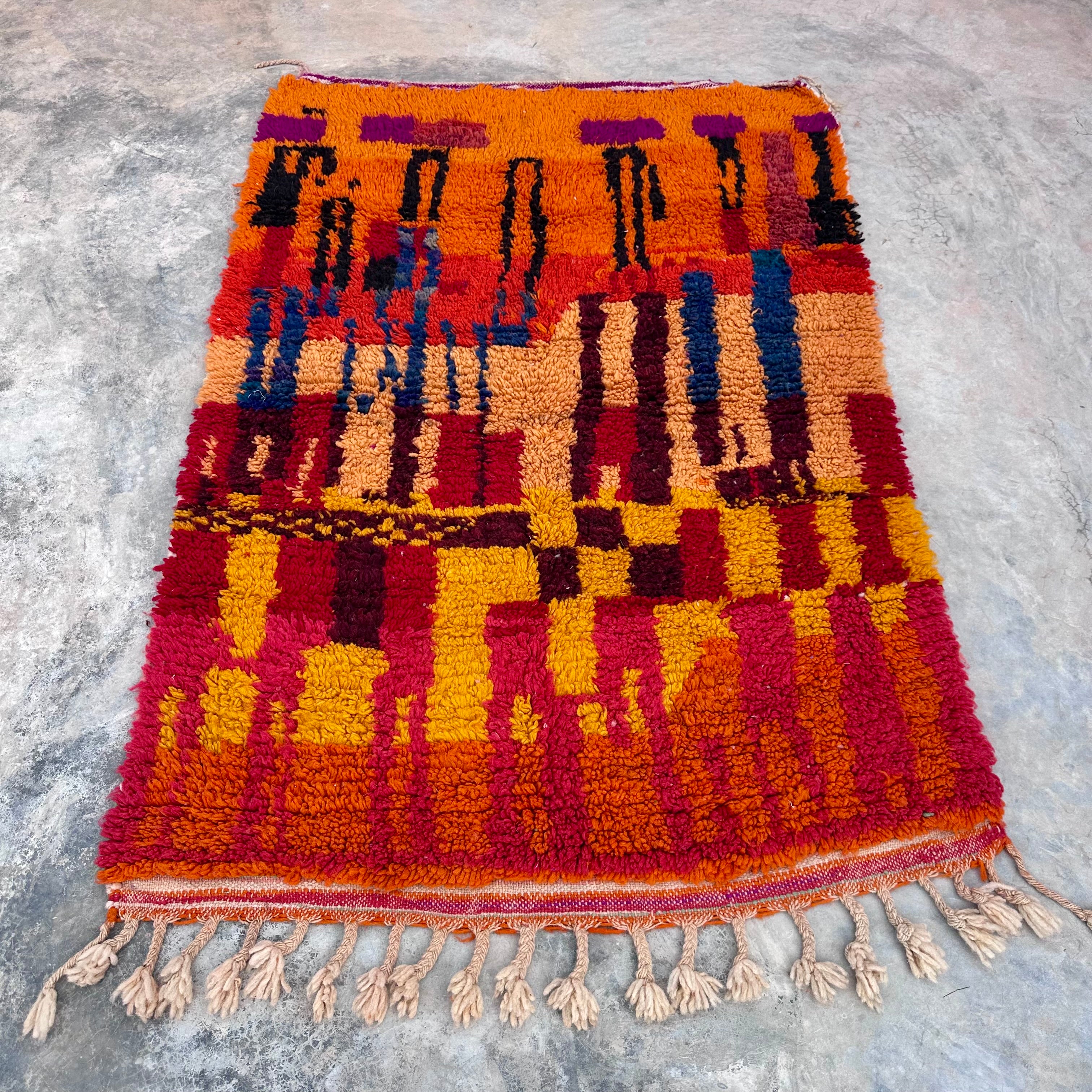 Retro Organica - Boujad Natural Moroccan Rug