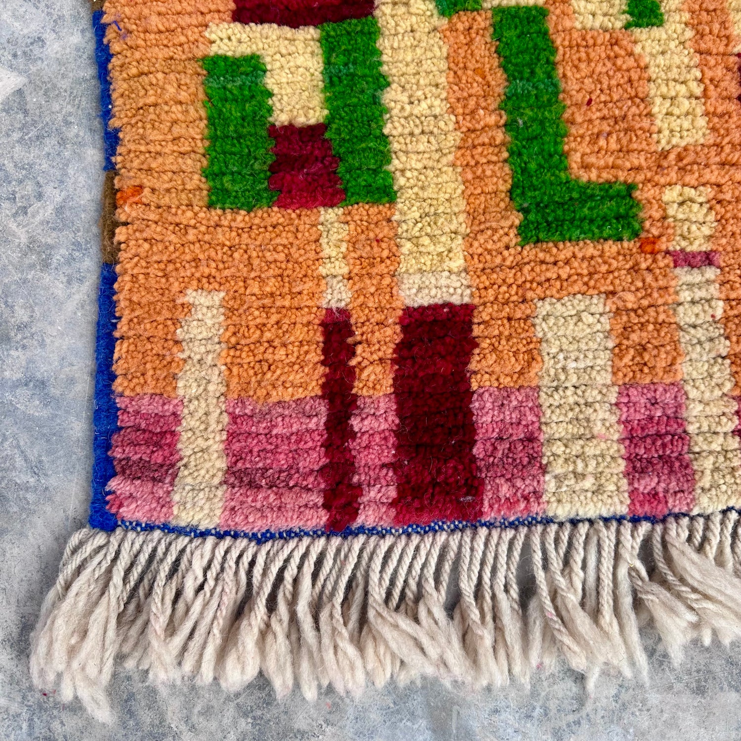 Mauve City Streets - Boujad Natural Moroccan Rug