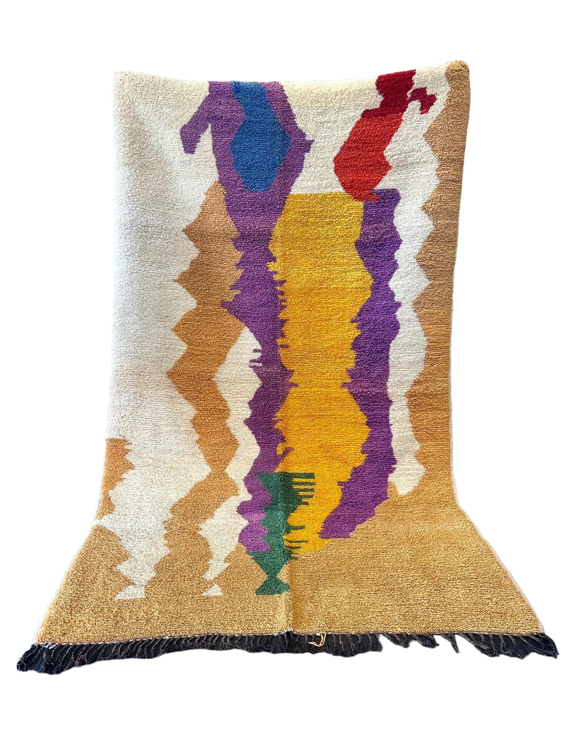 Heart Beat - Azilal Colourful Moroccan Rug