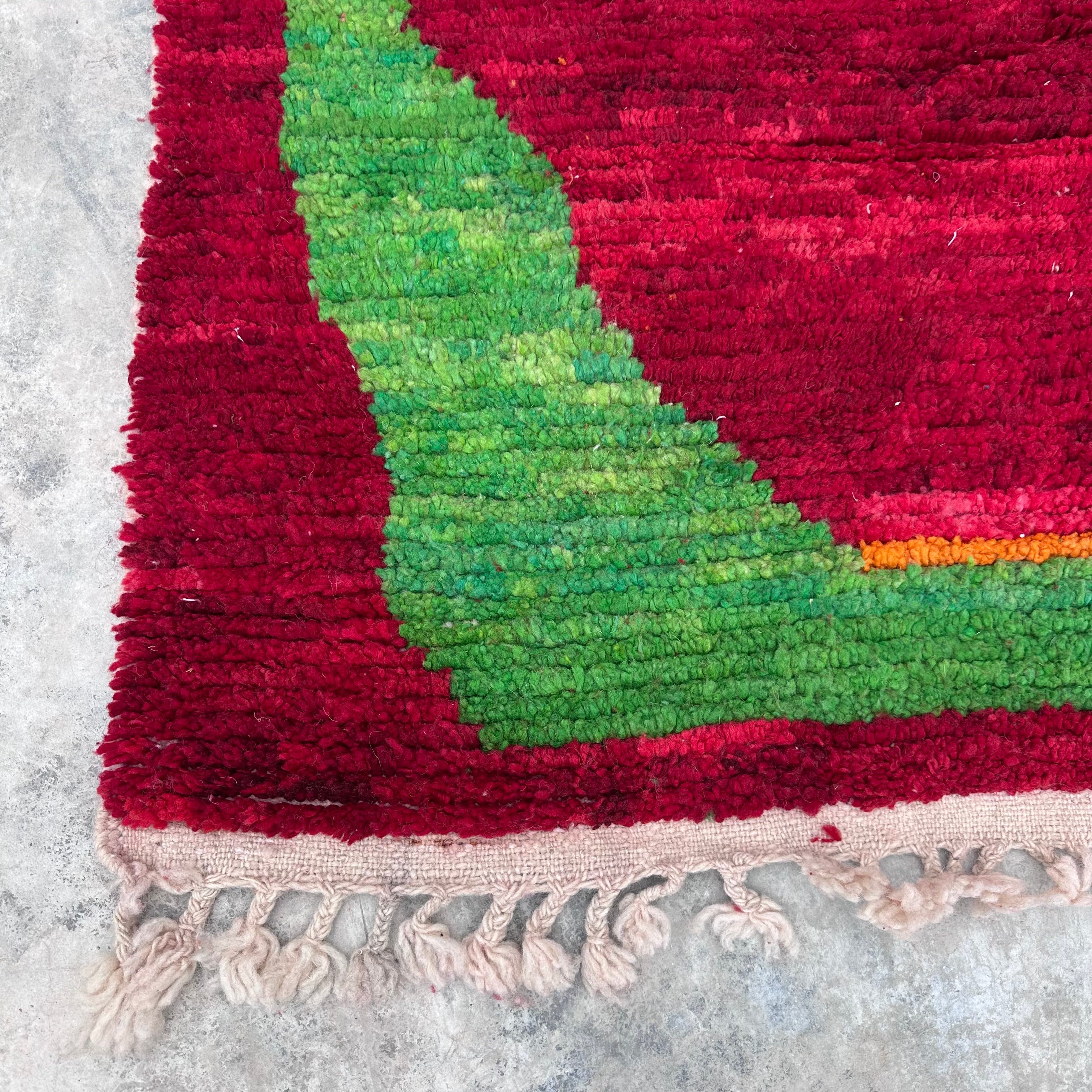 Abstract Journey - Boujad Natural Moroccan Rug