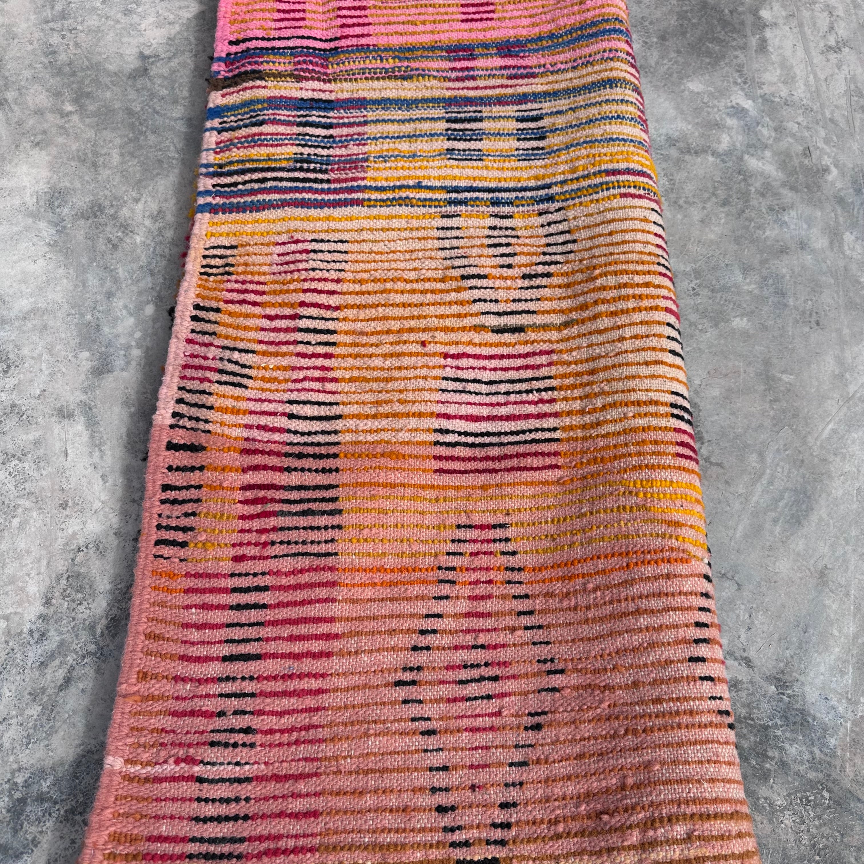 Retro Fire - Boujad Natural Moroccan Rug