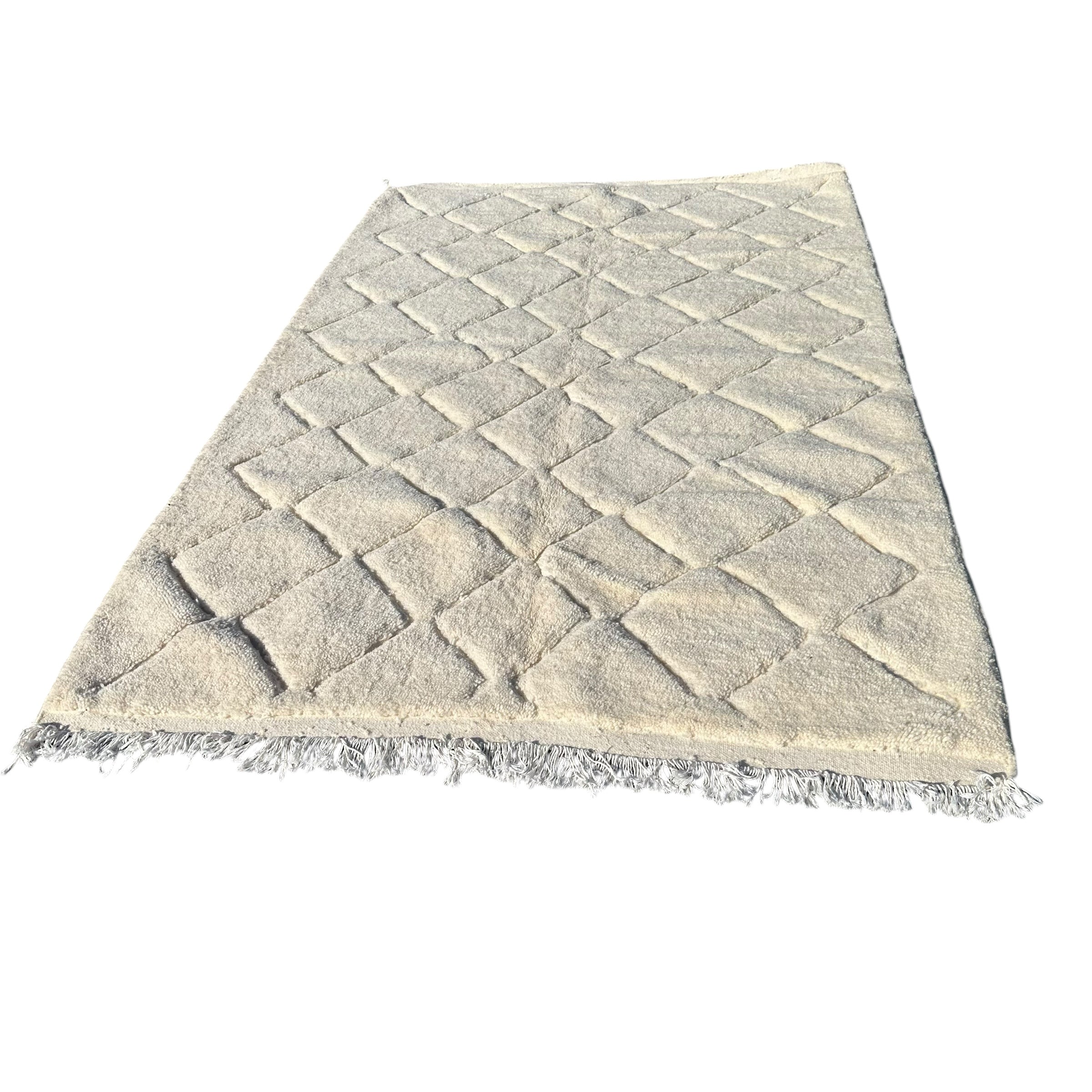 White Diamonds - Beni Ourain Premium Moroccan Rug