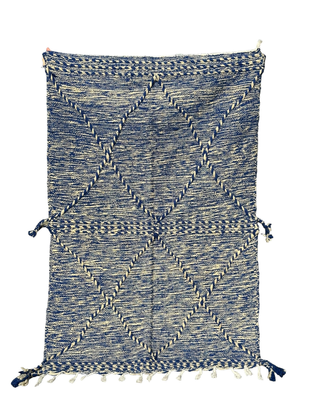 Blue Desert - Kilim Flat Weave Moroccan Rug