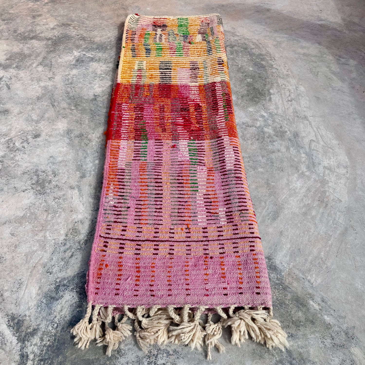 Lines, Lines, Lines - Boujad Natural Moroccan Rug