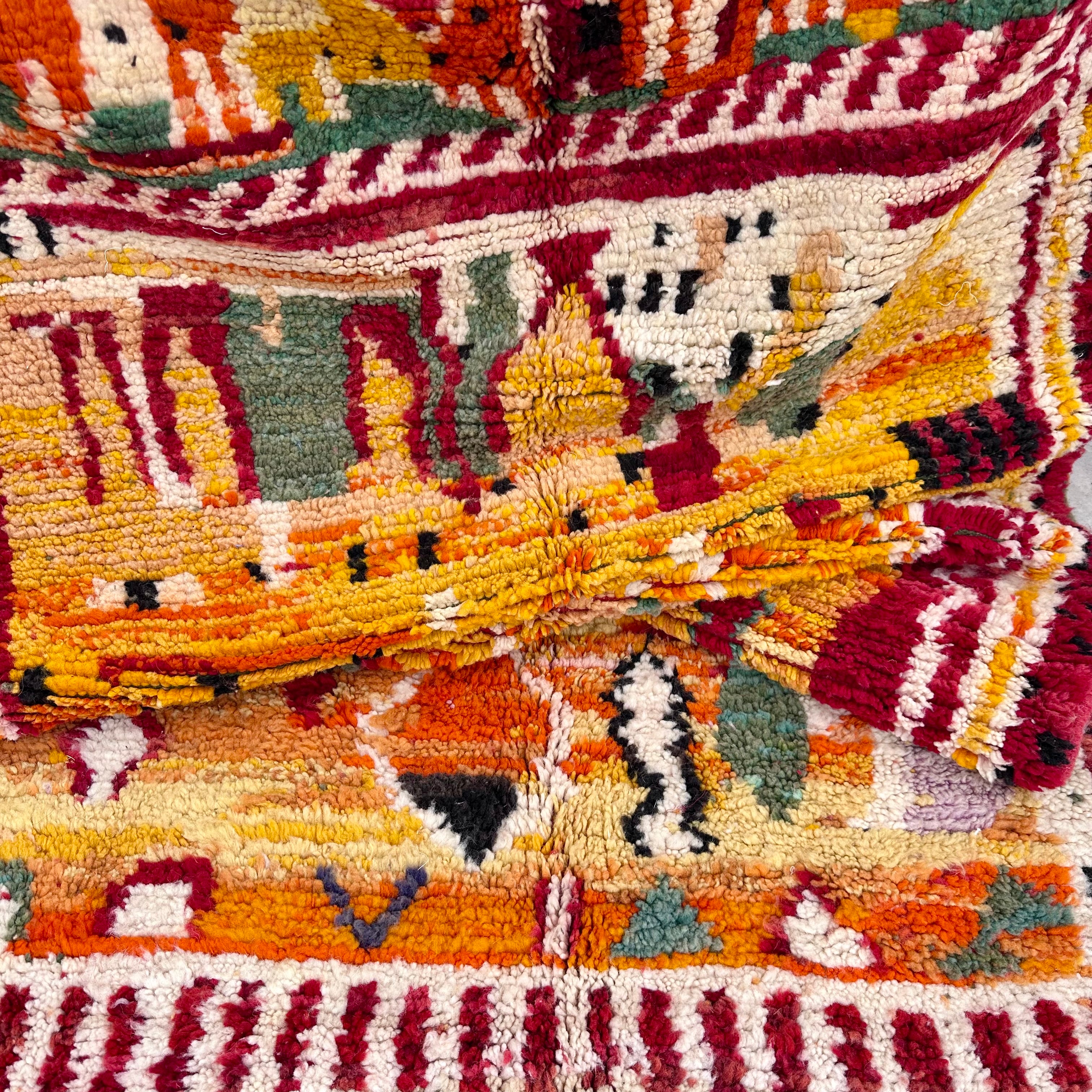 Vintage vs Modern Chapters - Boujad Natural Moroccan Rug