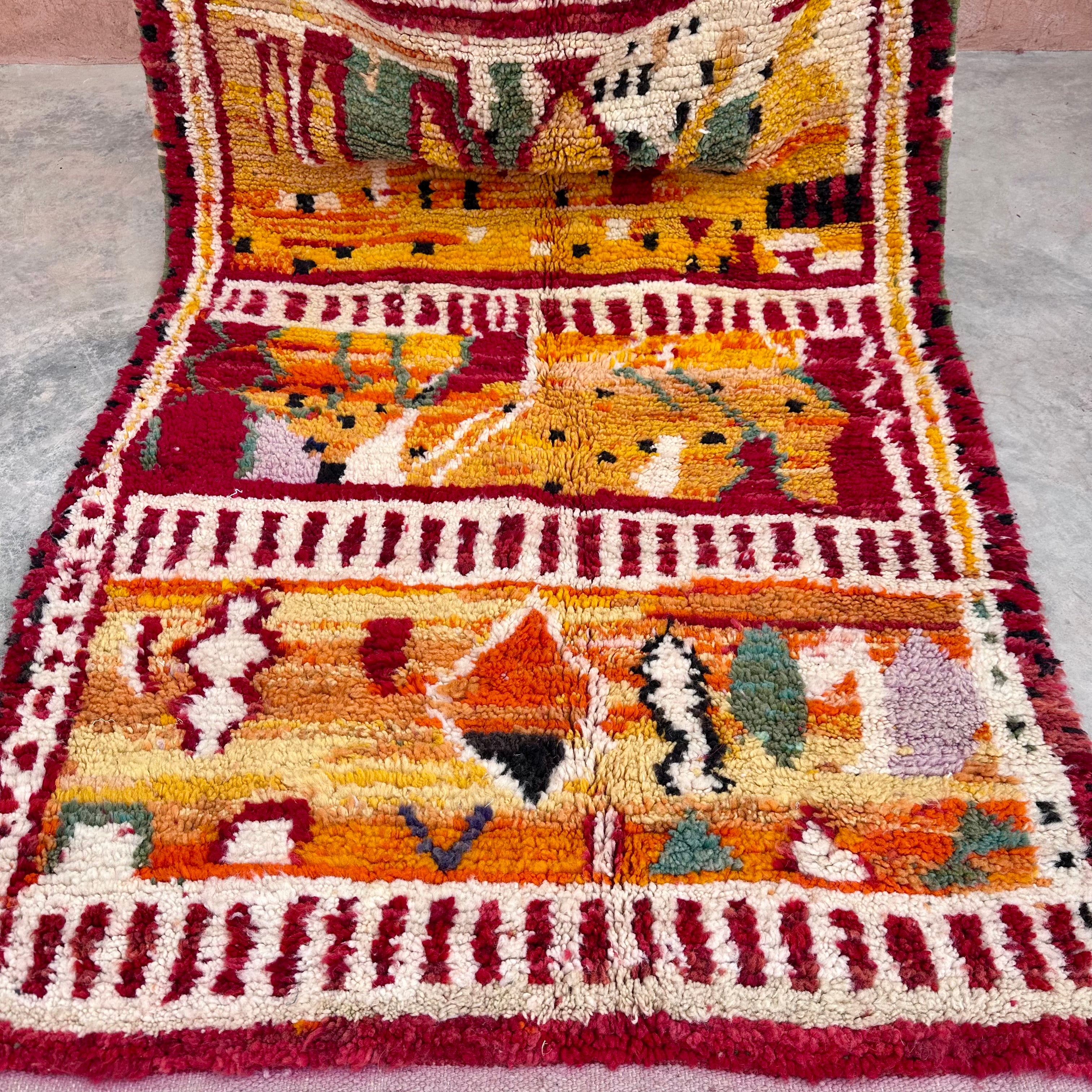 Vintage vs Modern Chapters - Boujad Natural Moroccan Rug
