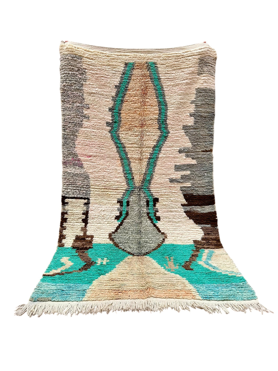 River Flow- Boujad Natural Moroccan Rug