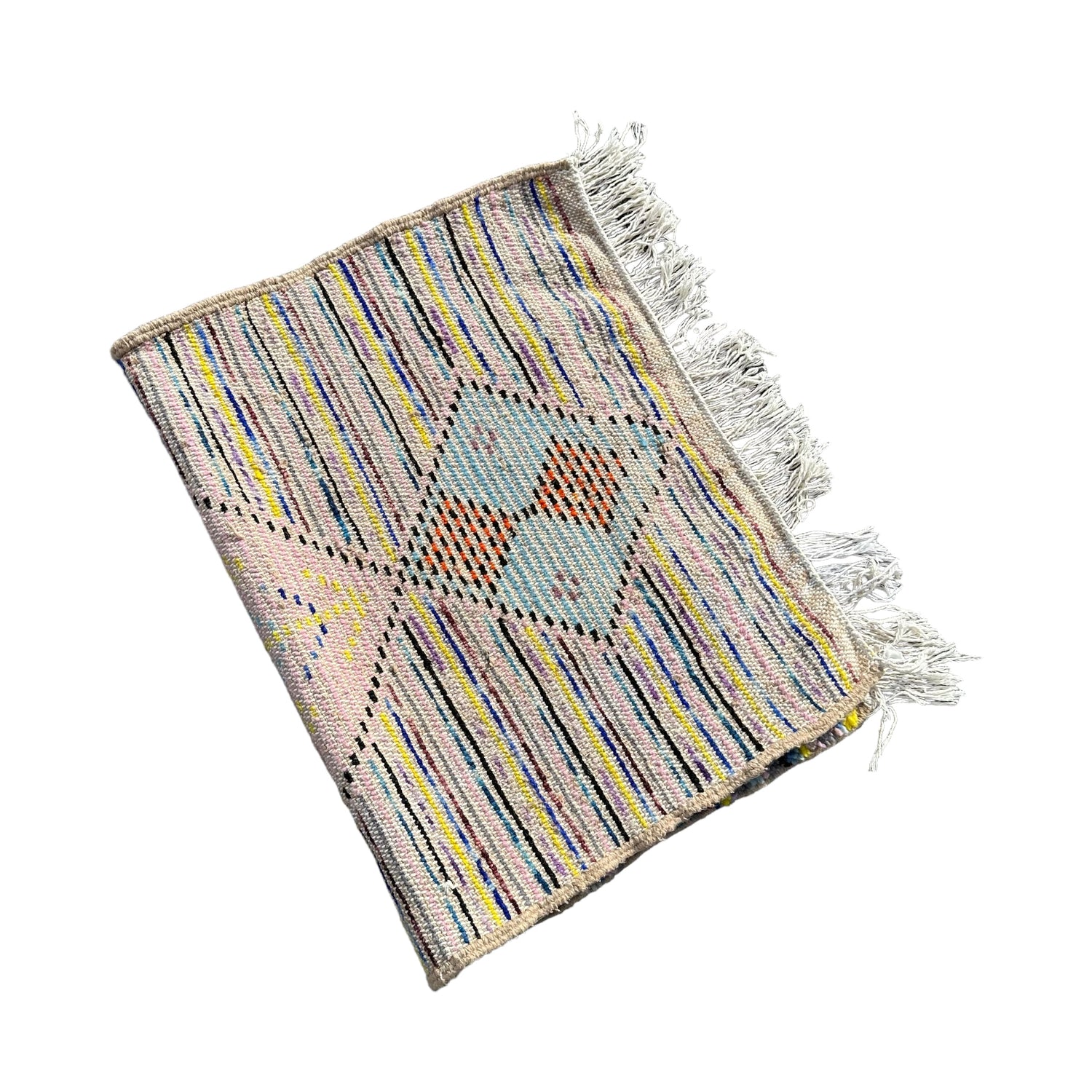 Triple Diamond - Azilal Colourful Moroccan Rug