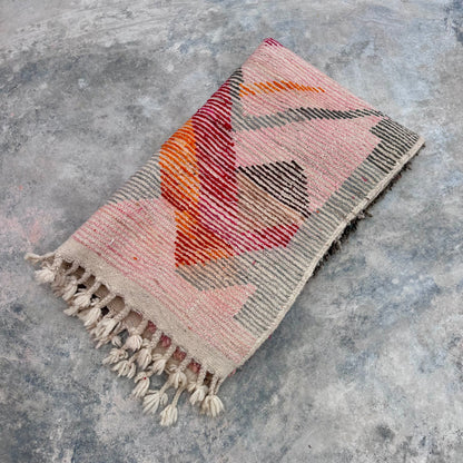 Mountain points - Boujad Natural Moroccan Rug