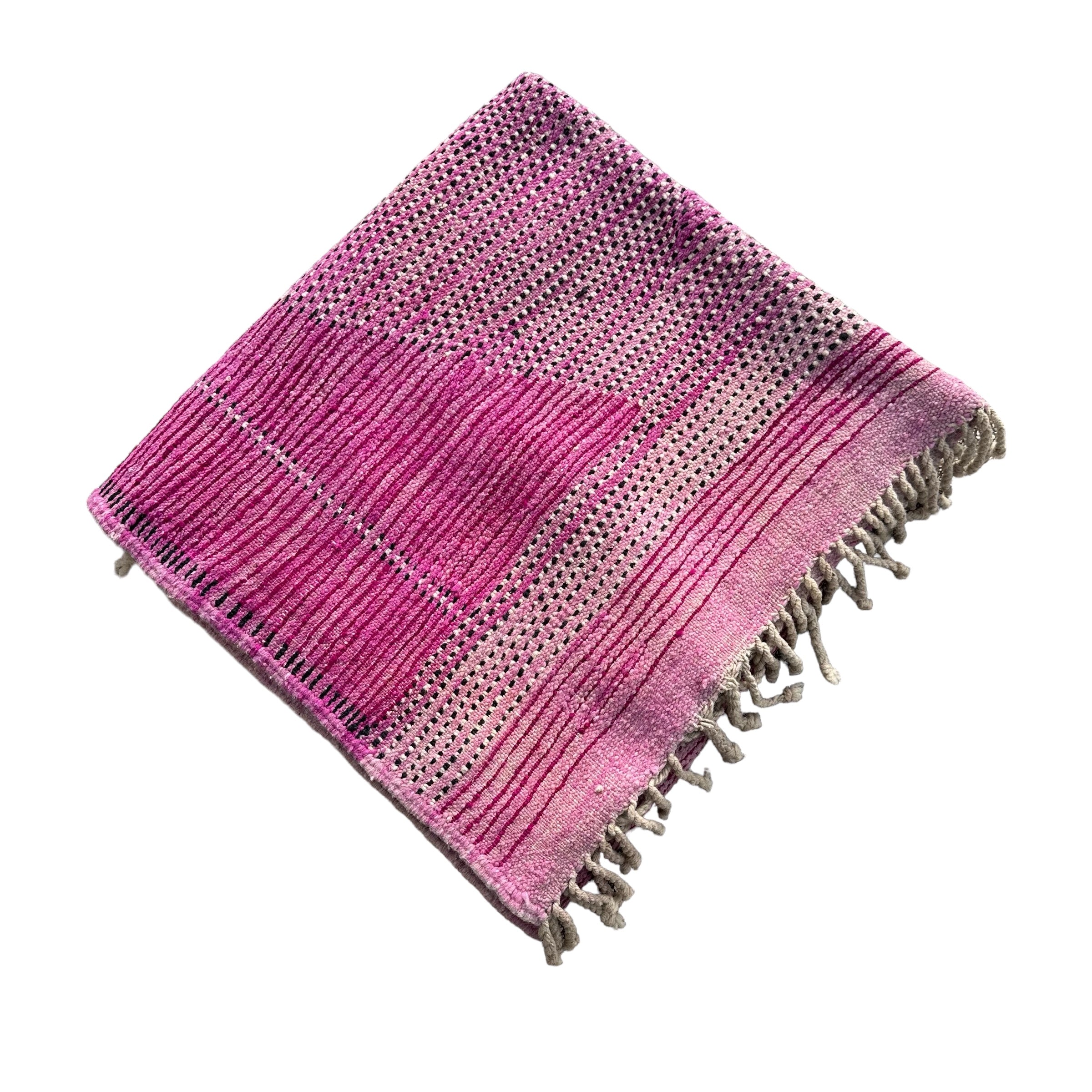 Magenta - Boujad Natural Moroccan Rug