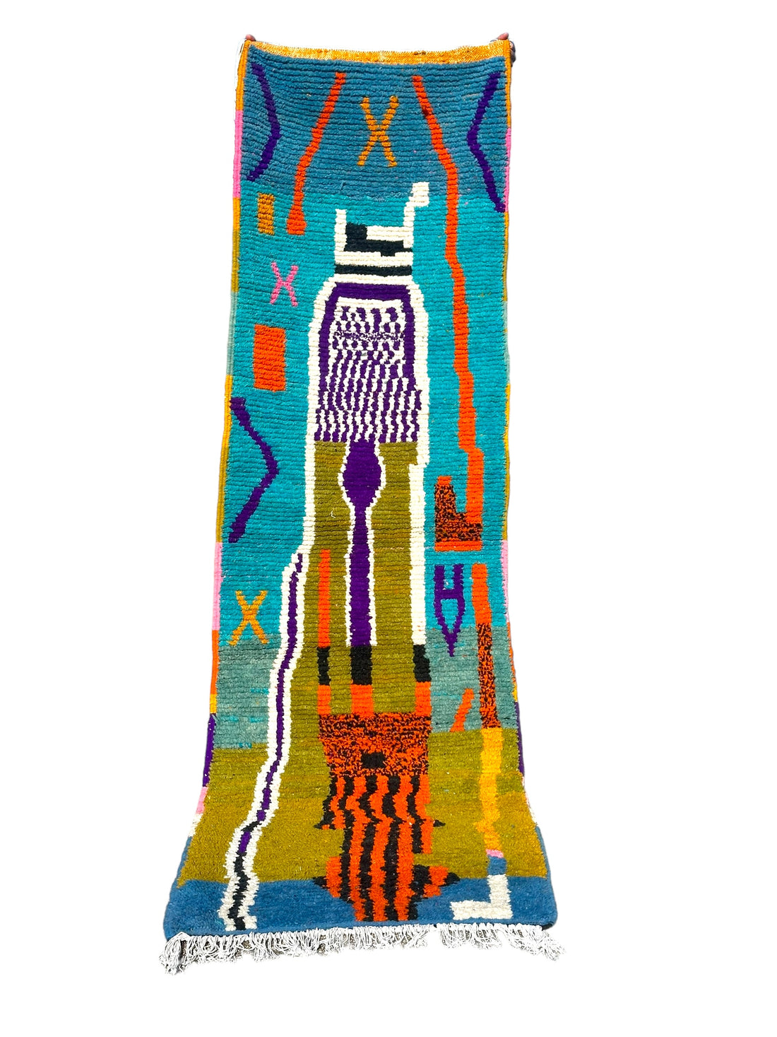 Cool as a Cucumber - Azilal Moroccan Runner Rug