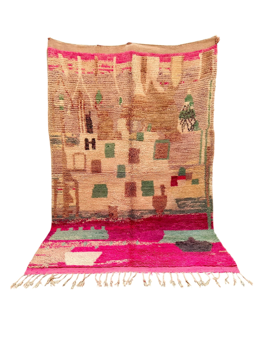 Tone, balance, pop - Boujad Natural Moroccan Rug