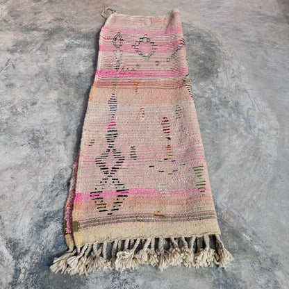 Soft Pinks - Boujad Natural Moroccan Rug