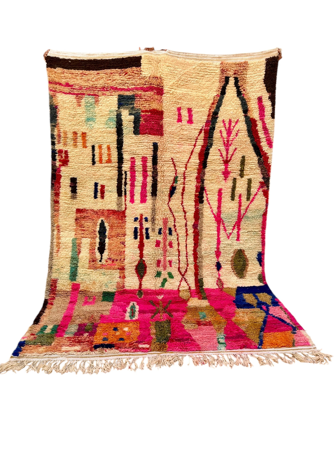 Storytime - Boujad Natural Moroccan Rug