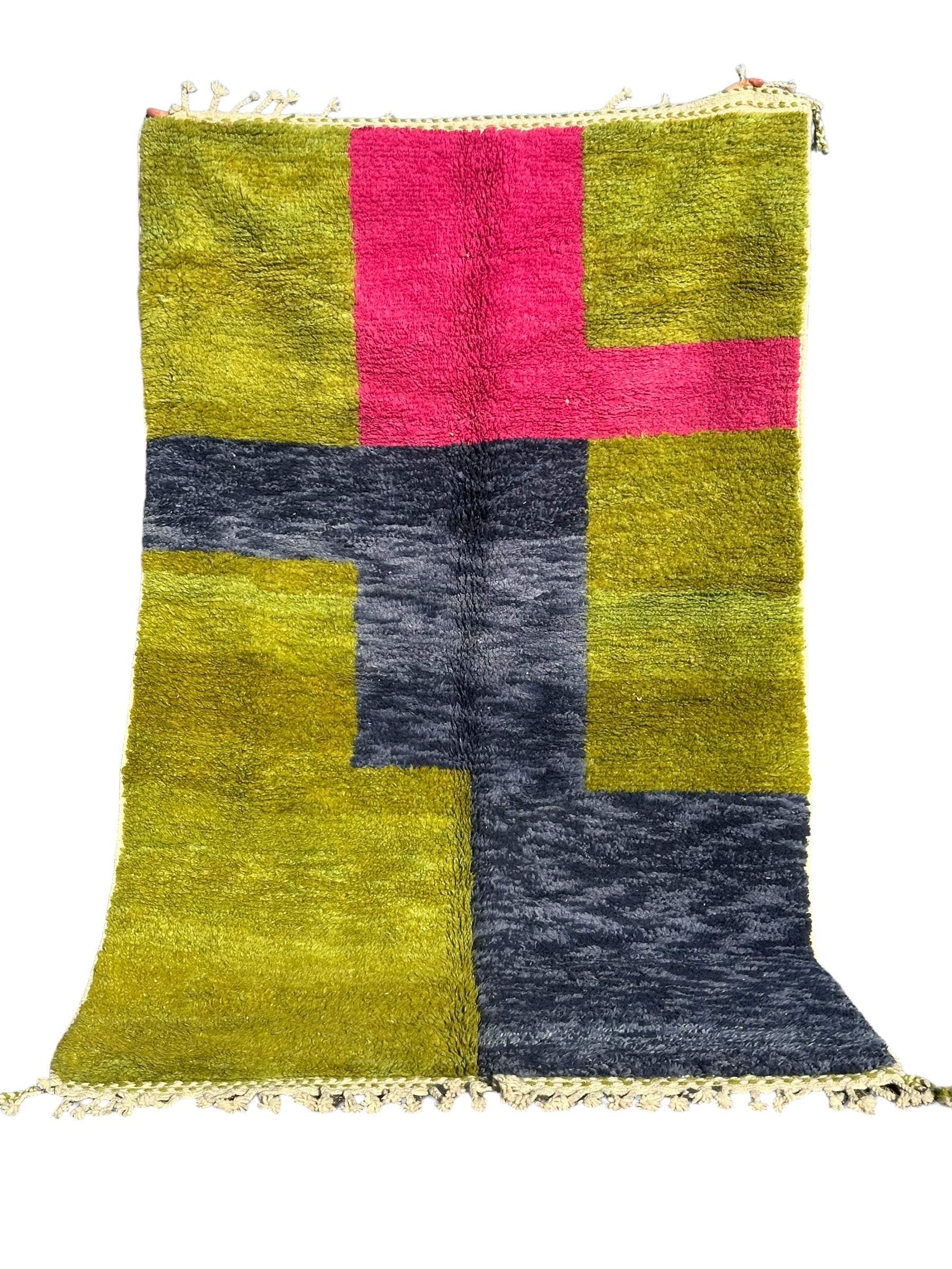 Tic Tac Toe - Azilal Colourful Moroccan Rug