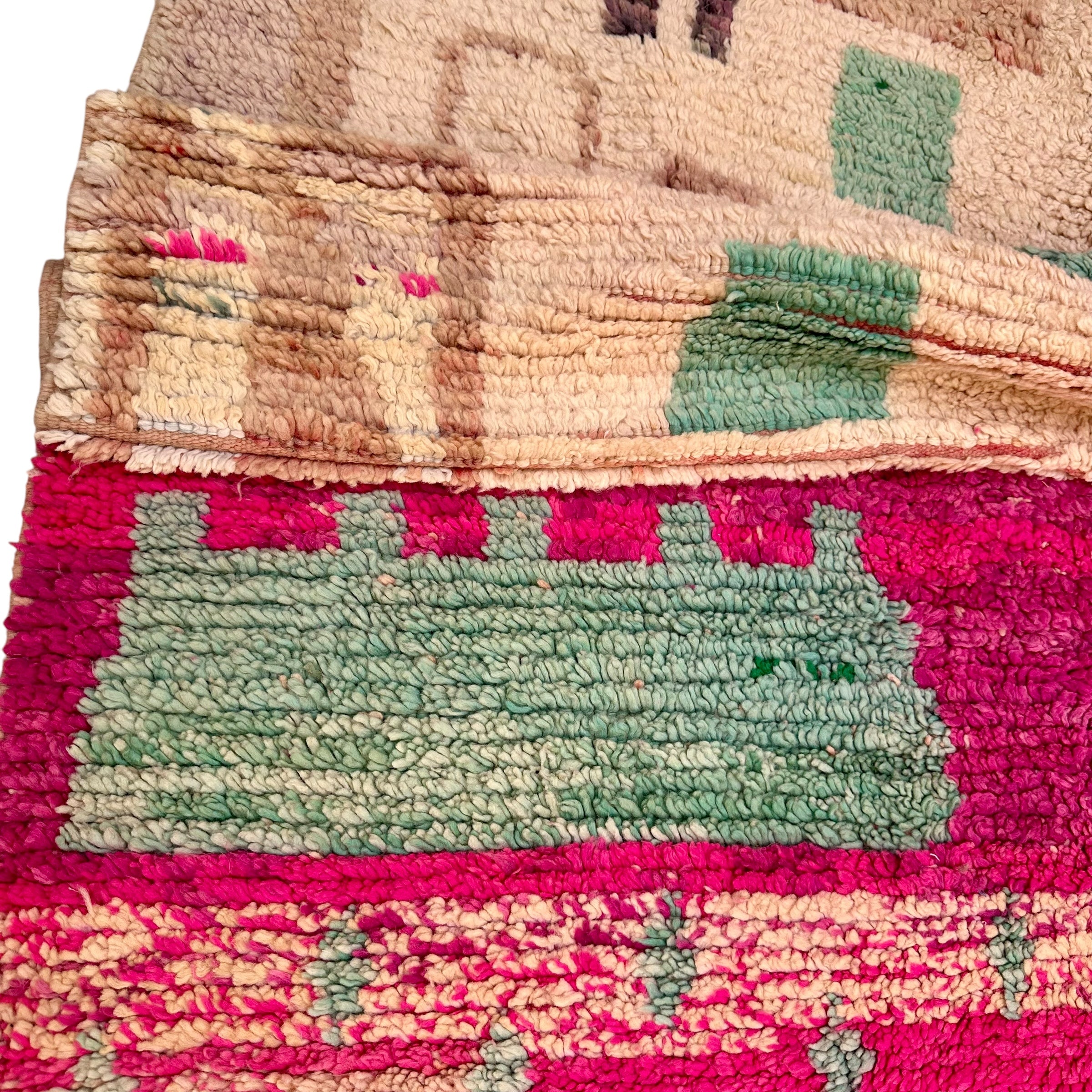 Tone, balance, pop - Boujad Natural Moroccan Rug