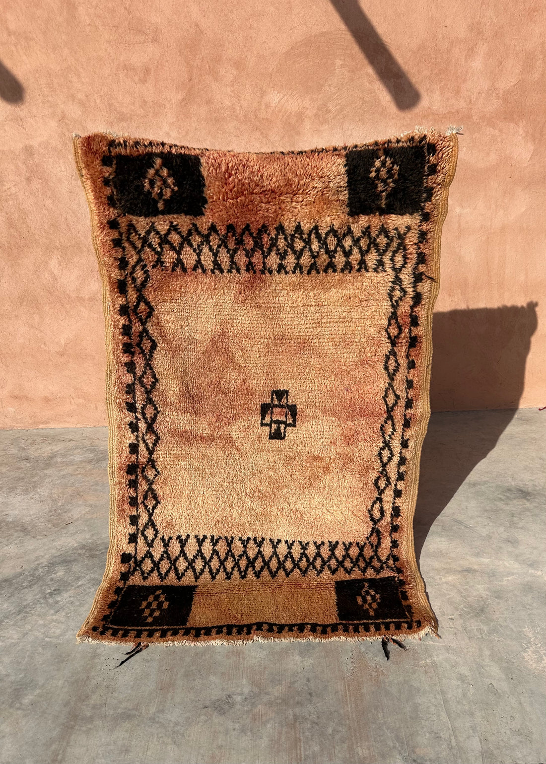 Small Silky - Vintage Authentic Moroccan Rug