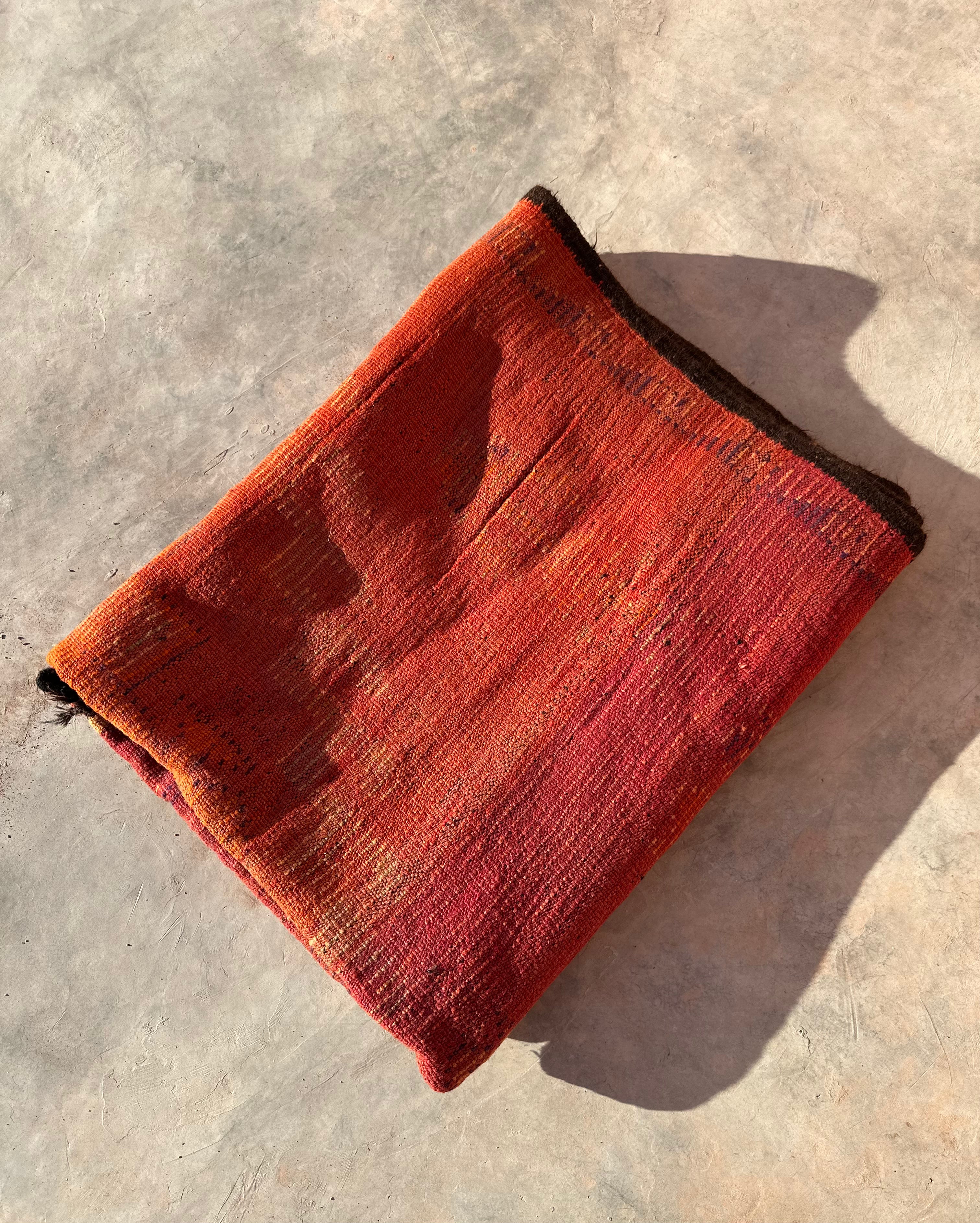 Warm Hues - Vintage Authentic Moroccan Rug