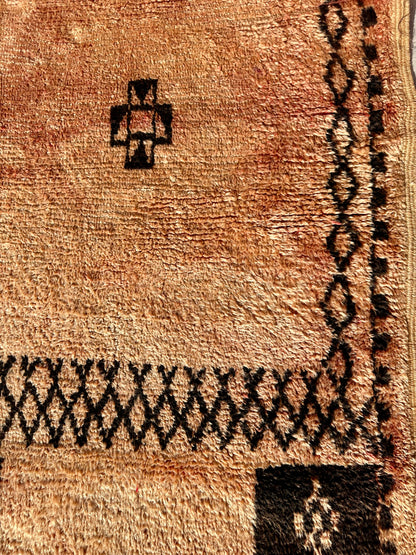 Small Silky - Vintage Authentic Moroccan Rug