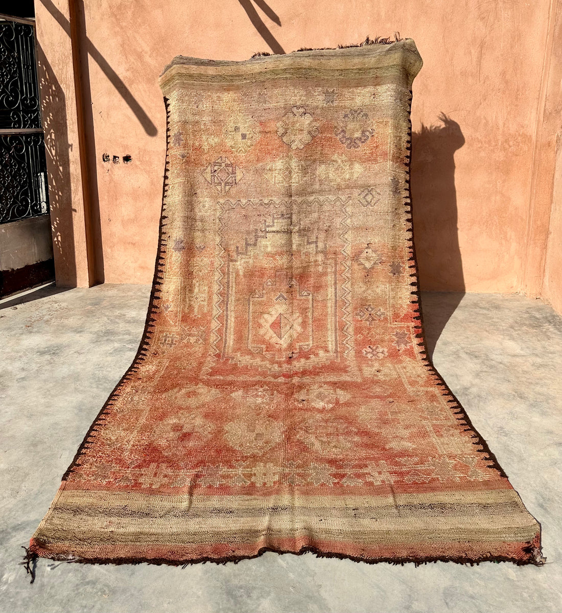 Sun Kissed Beauty - Vintage Authentic Moroccan Rug