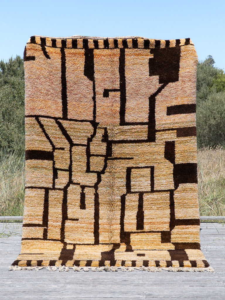 Grid Map - Beni Ourain Premium Moroccan Rug